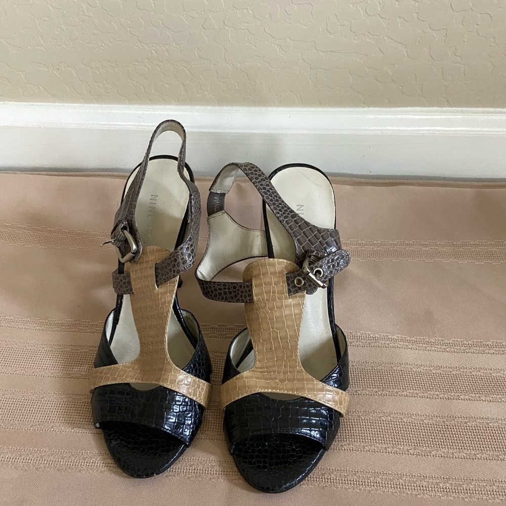 Nine West High-heel Strappy Sandals